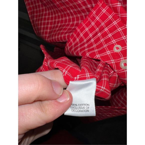 NWT Red Daniel Cremieux Short Sleeve Button Down Shirt Size 2XL - Picture 13 of 14
